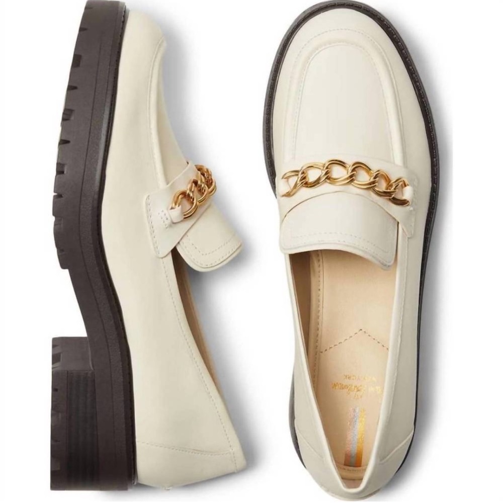 Sam Edelman Taelor Loafer, Size 6.5, Ivory